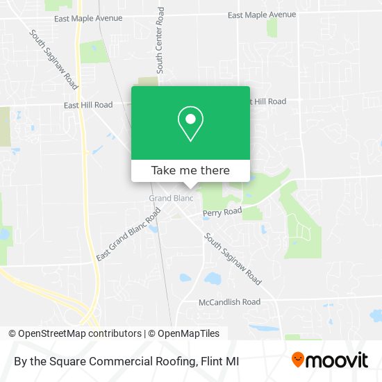 By the Square Commercial Roofing map