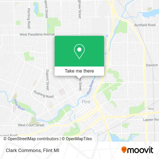 Mapa de Clark Commons