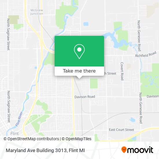 Maryland Ave Building 3013 map