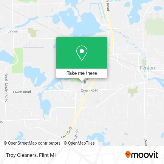 Troy Cleaners map