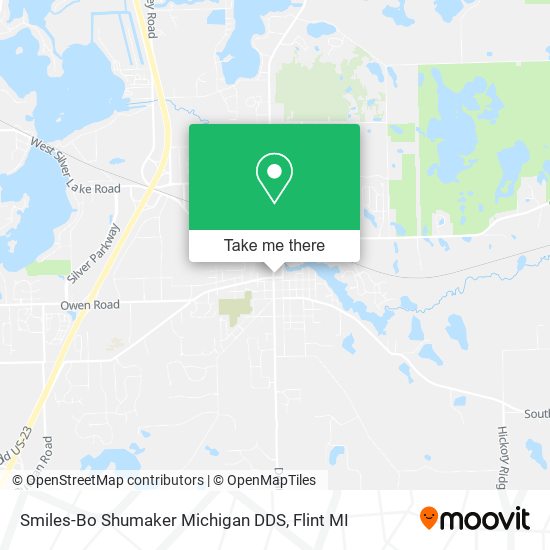 Smiles-Bo Shumaker Michigan DDS map