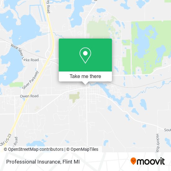 Professional Insurance map