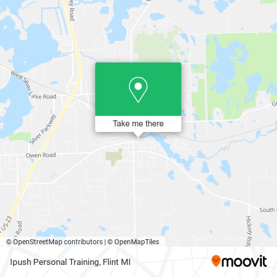 Ipush Personal Training map