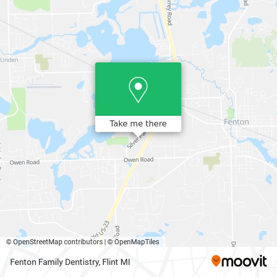 Fenton Family Dentistry map