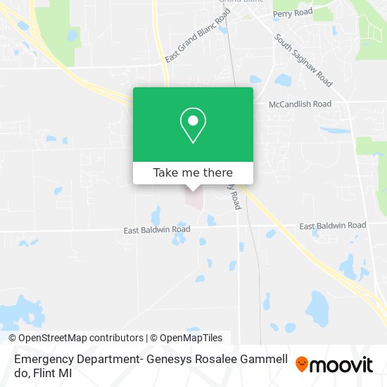 Emergency Department- Genesys Rosalee Gammell do map