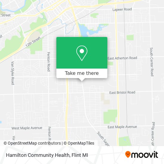 Hamilton Community Health map