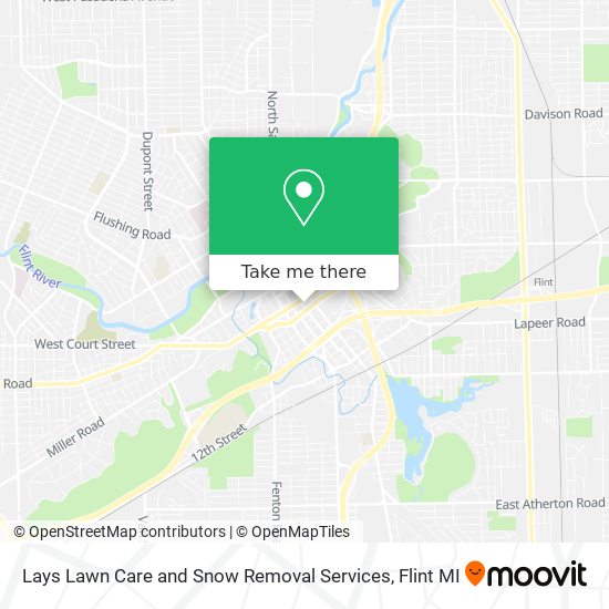 Lays Lawn Care and Snow Removal Services map