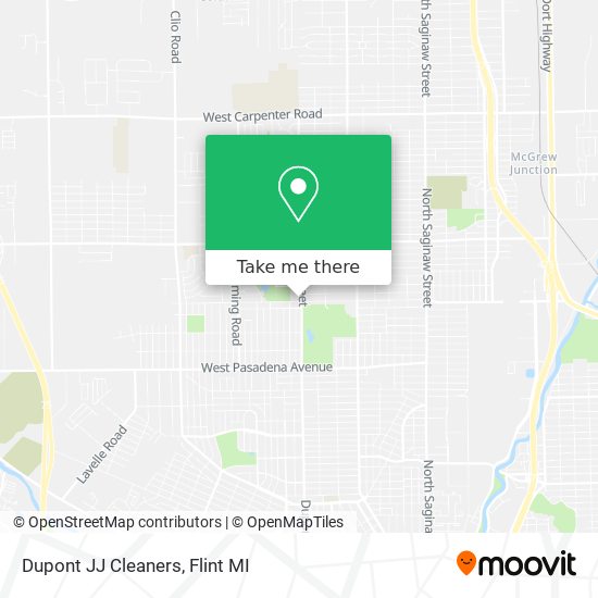 Dupont JJ Cleaners map