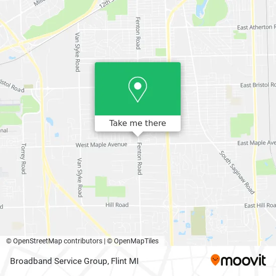 Broadband Service Group map