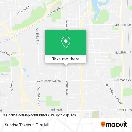Mapa de Sunrise Takeout