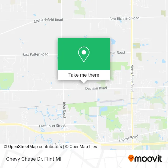 Chevy Chase Dr map