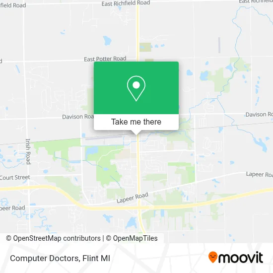 Computer Doctors map
