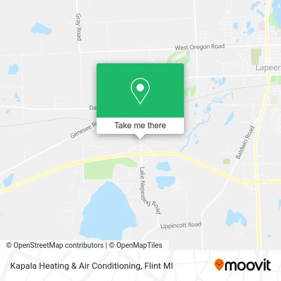 Kapala Heating & Air Conditioning map