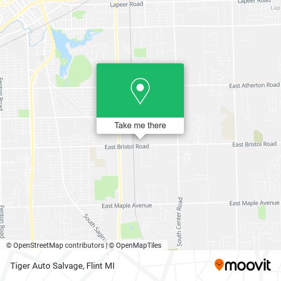 Tiger Auto Salvage map