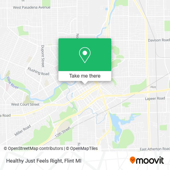 Healthy Just Feels Right map