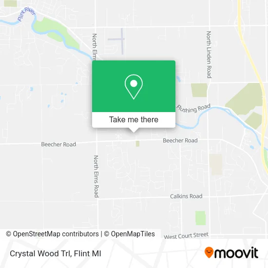 Crystal Wood Trl map