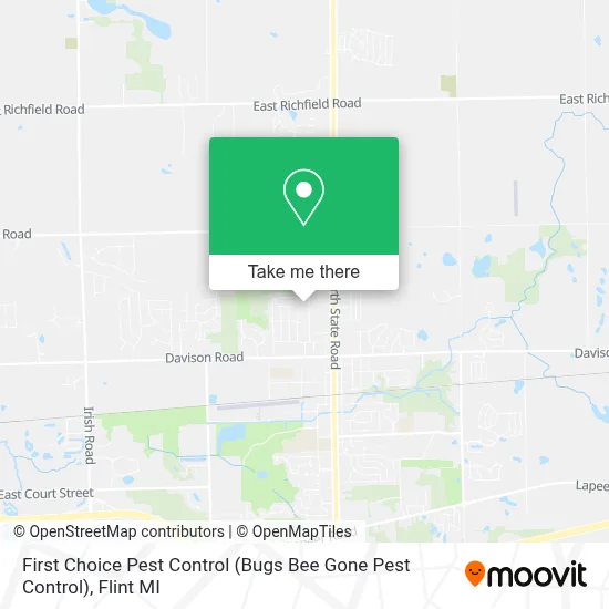 First Choice Pest Control (Bugs Bee Gone Pest Control) map