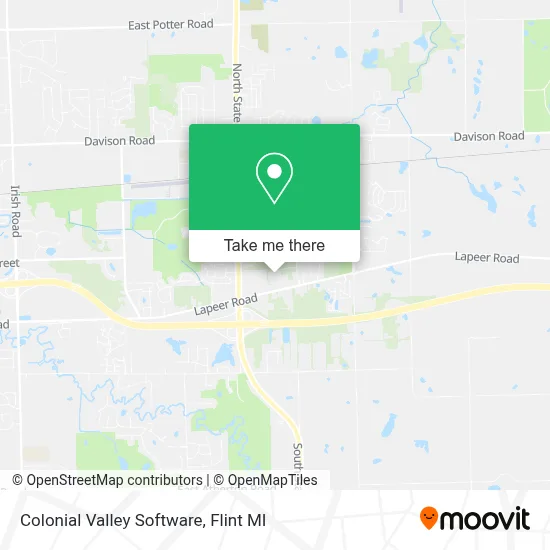 Colonial Valley Software map