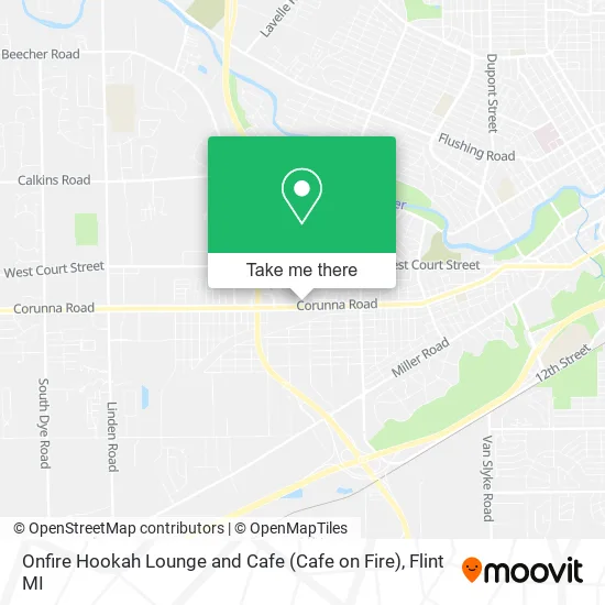 Onfire Hookah Lounge and Cafe (Cafe on Fire) map