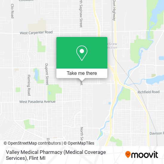 Mapa de Valley Medical Pharmacy (Medical Coverage Services)