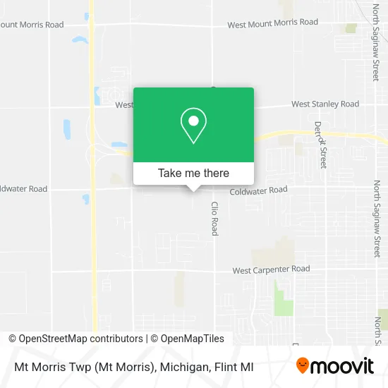 Mt Morris Twp (Mt Morris), Michigan map