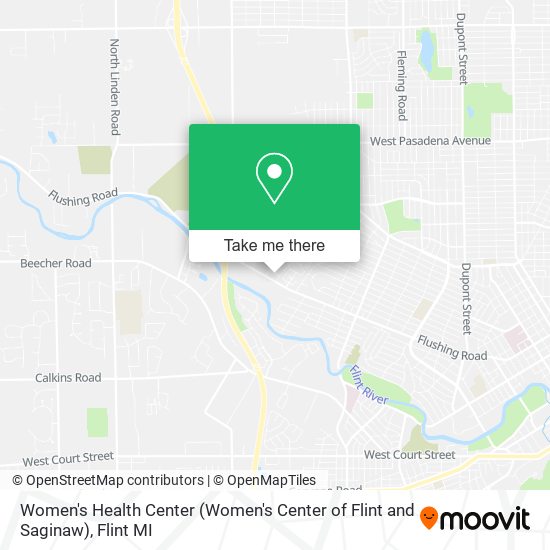 Women's Health Center (Women's Center of Flint and Saginaw) map