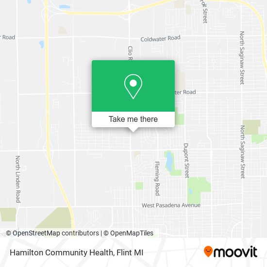 Hamilton Community Health map