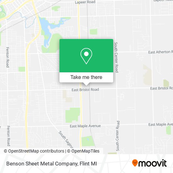 Benson Sheet Metal Company map