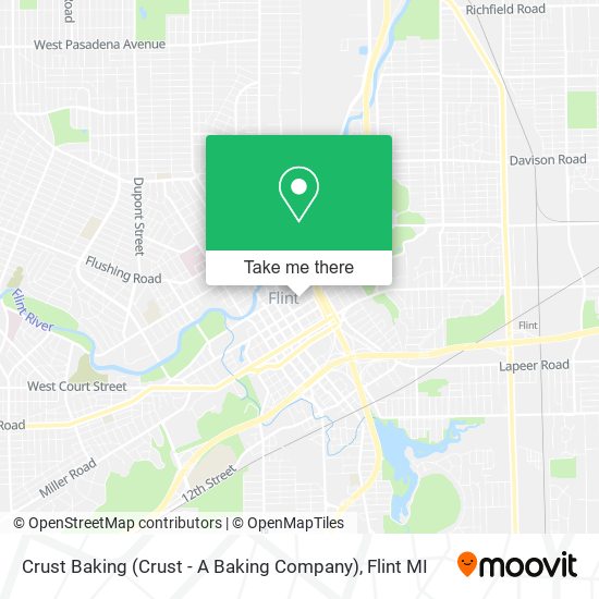 Mapa de Crust Baking (Crust - A Baking Company)