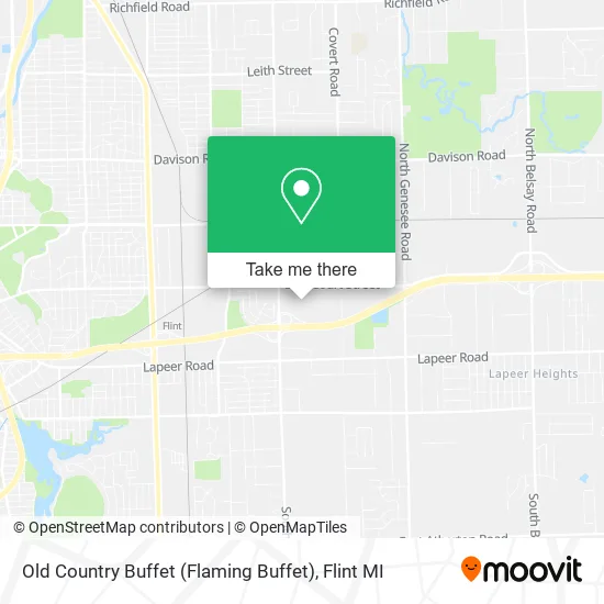 Mapa de Old Country Buffet (Flaming Buffet)