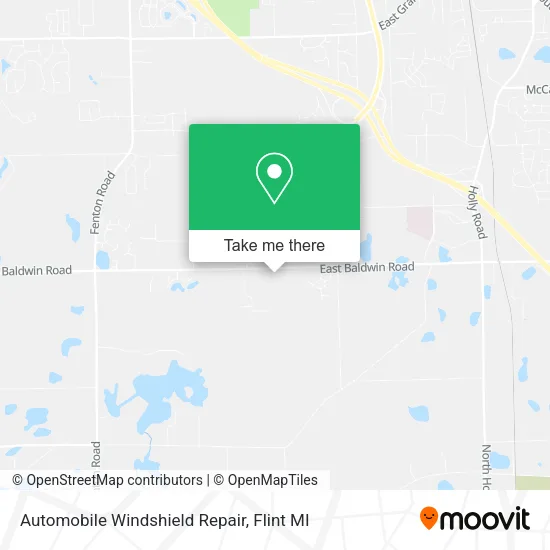 Automobile Windshield Repair map