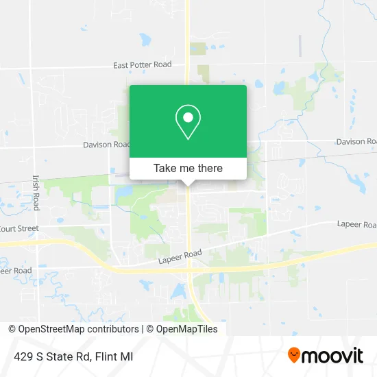 429 S State Rd map