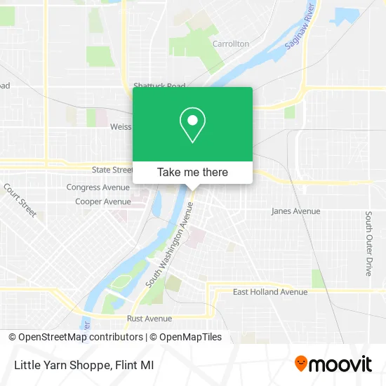 Little Yarn Shoppe map