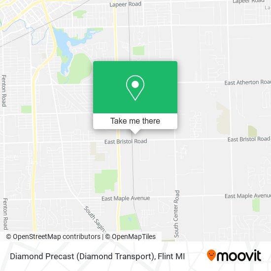 Diamond Precast (Diamond Transport) map