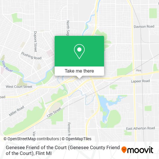 Genesee Friend of the Court map