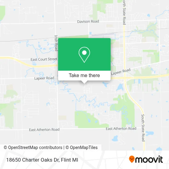 18650 Charter Oaks Dr map