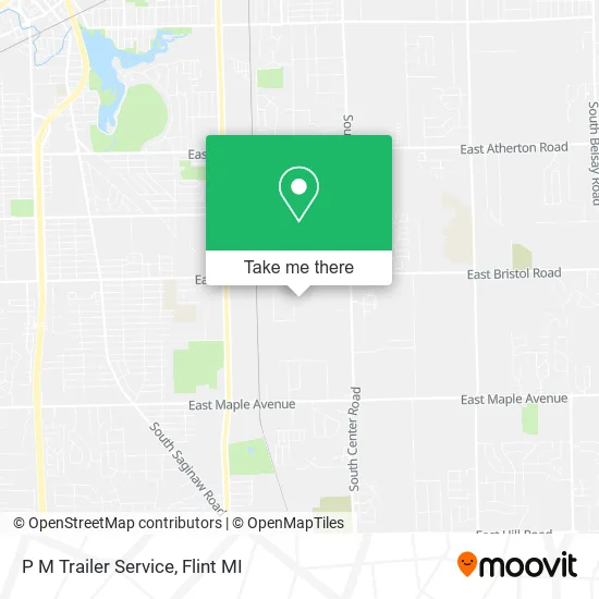 P M Trailer Service map