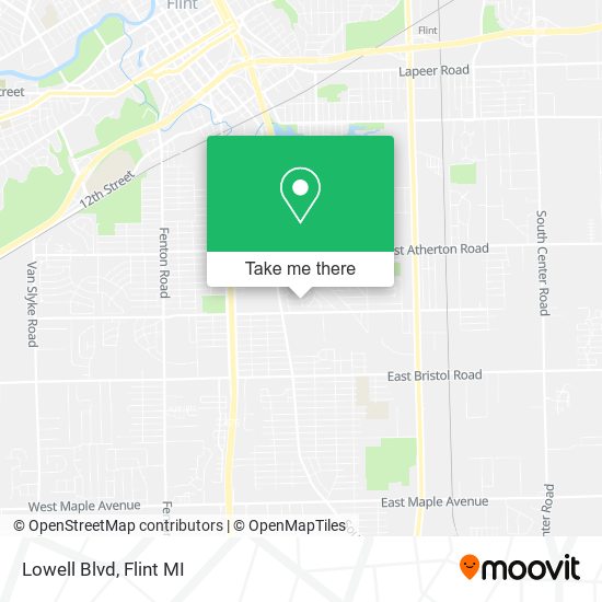 Lowell Blvd map