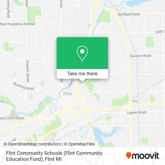 Mapa de Flint Community Schools (Flint Community Education Fund)