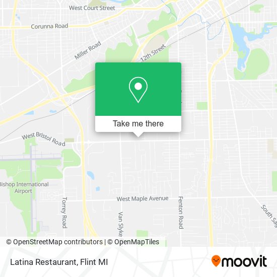 Latina Restaurant map