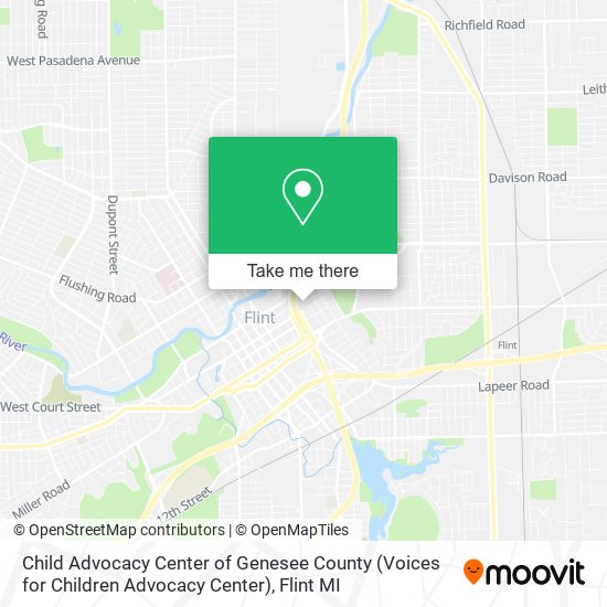 Child Advocacy Center of Genesee County (Voices for Children Advocacy Center) map