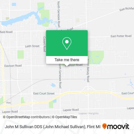 John M Sullivan DDS (John Michael Sullivan) map