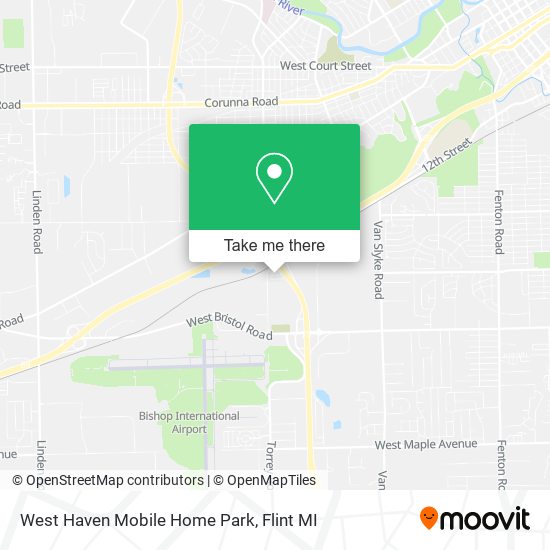 Mapa de West Haven Mobile Home Park