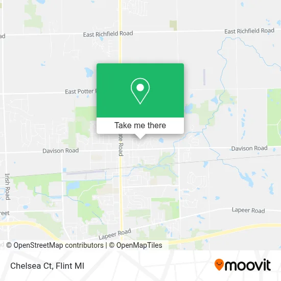 Chelsea Ct map