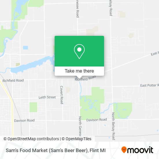 Sam's Food Market (Sam's Beer Beer) map