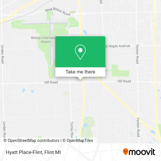 Hyatt Place-Flint map