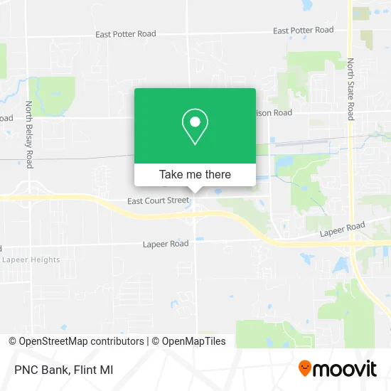 PNC Bank map