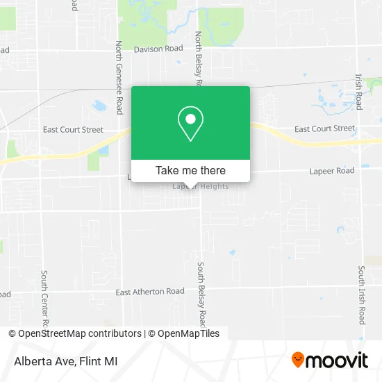 Alberta Ave map