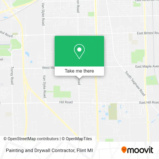 Painting and Drywall Contractor map