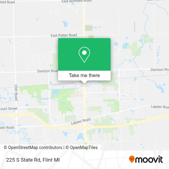 225 S State Rd map